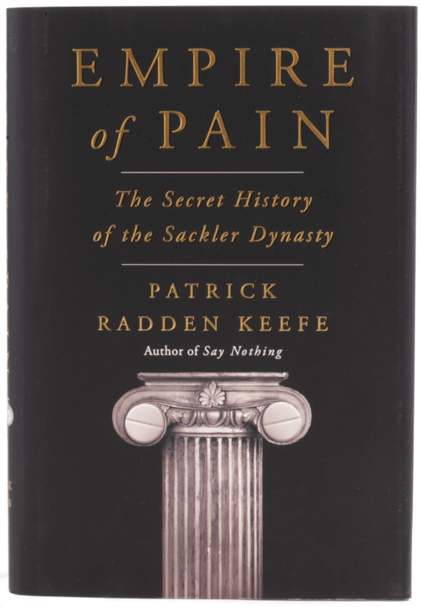 Book cover for Empire of Pain by Radden Keefe, Patrick